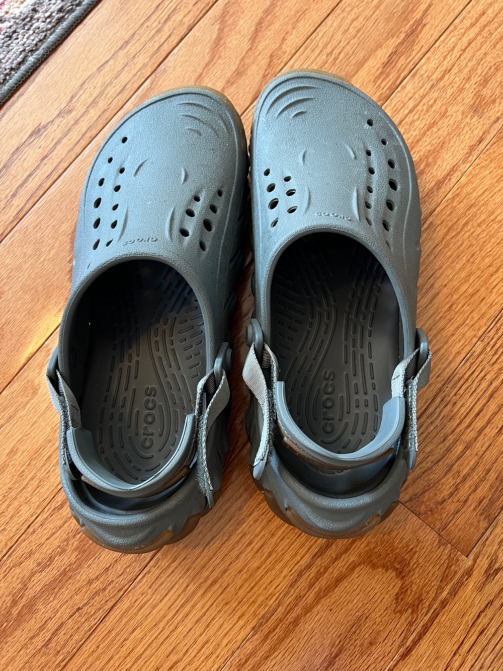 CROCS men Echo Clog Sandals in Slate Gray